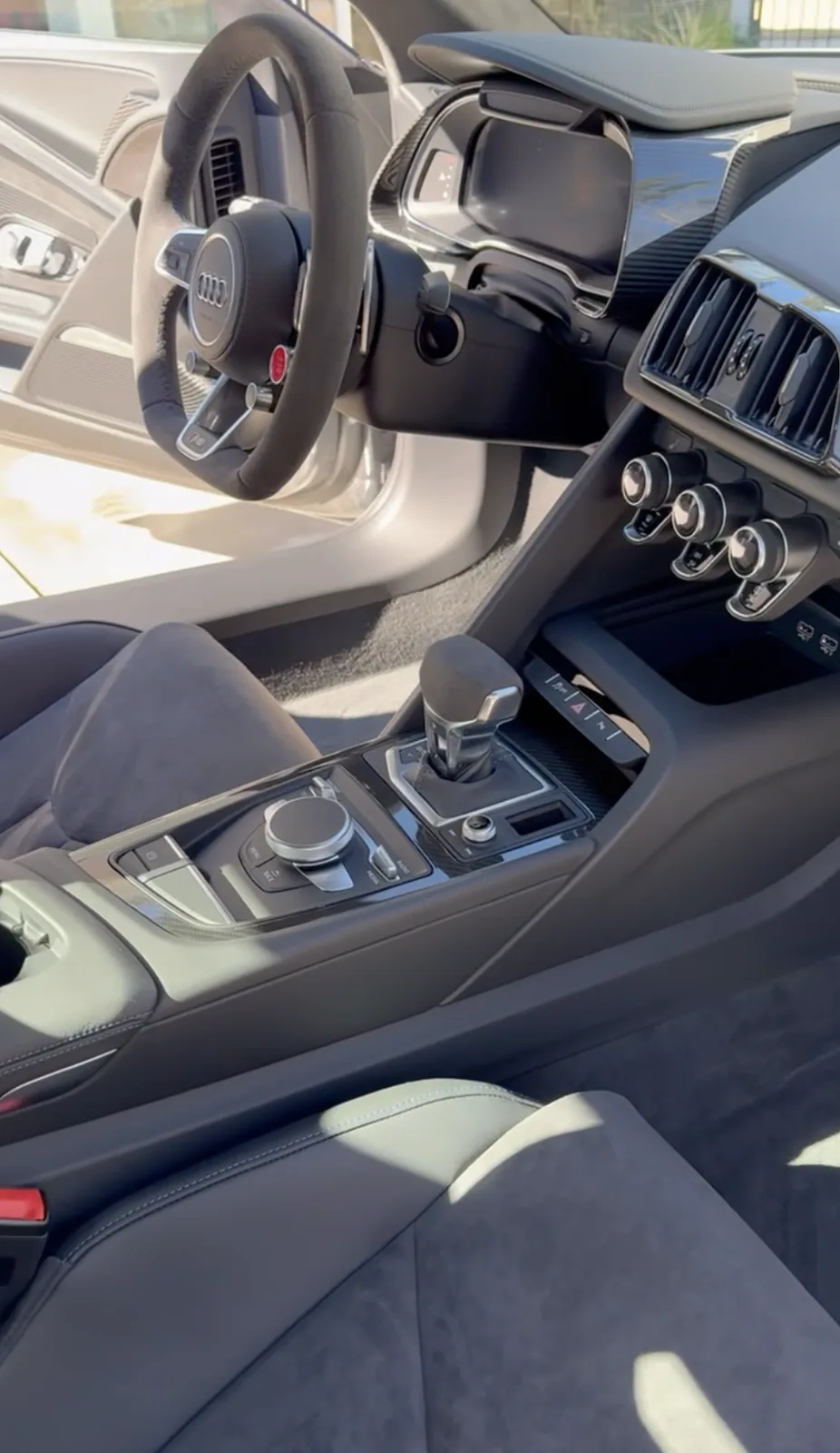 Interior car detailing result