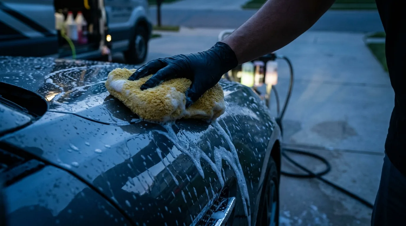 Basic car detailing — exterior hand wash